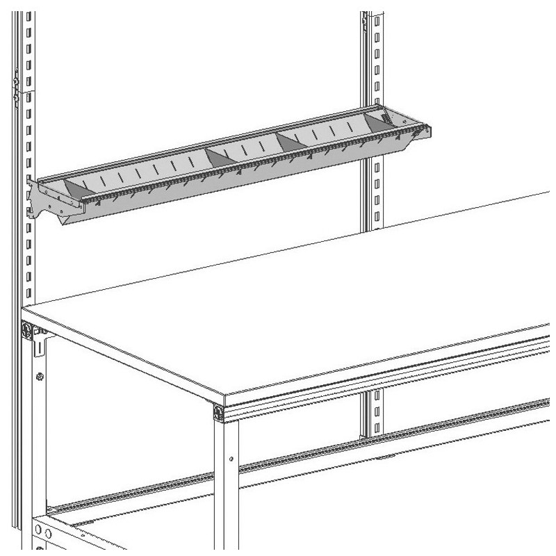 ÉTAGÈRE MÉTALLIQUE 1000 X 200 X 90 mm