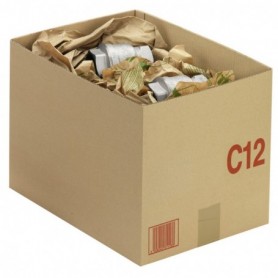 Caisse carton palettisable C avec couvercle 400 x 300 x 300 mm