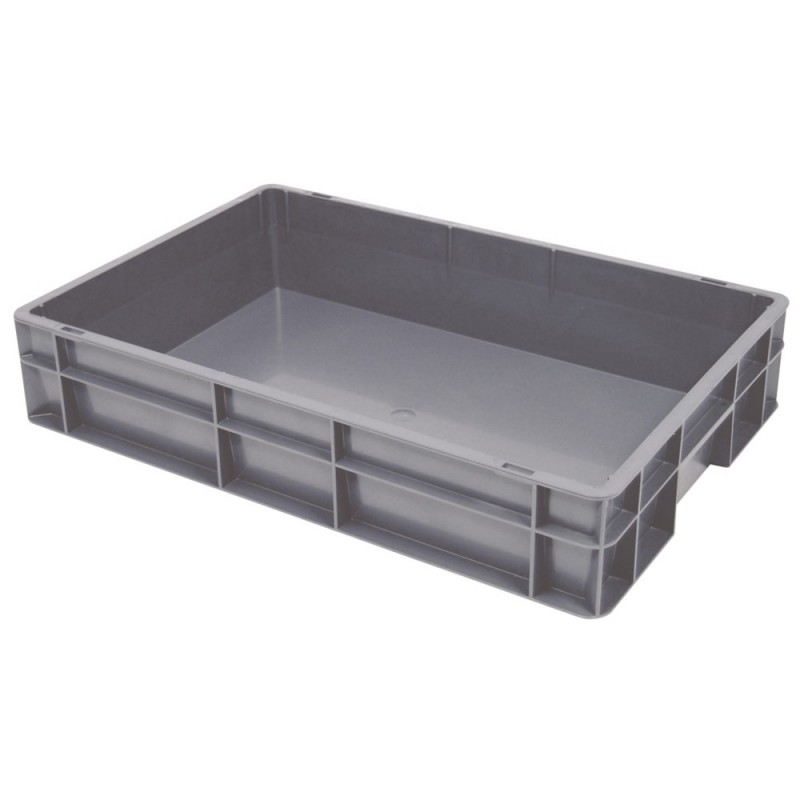 Bac plastique multi-usages poignèes fermèes 600 x 400 x 120mm