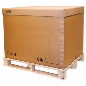 Caisses GALIA avec couvercle Dim Ext (mm) 1200x1000x1000