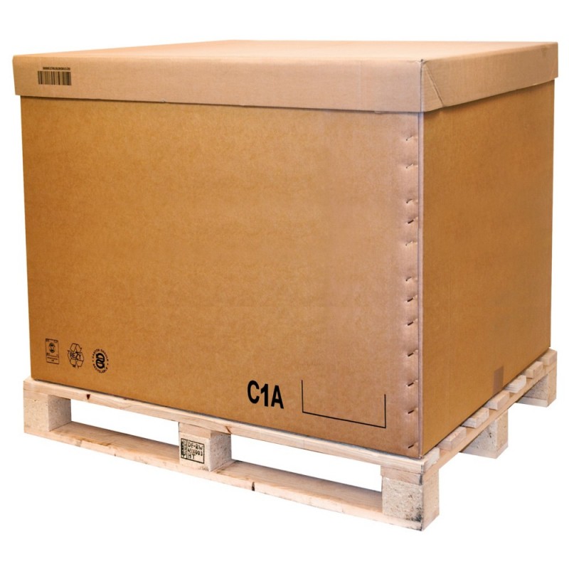 Caisses GALIA avec couvercle Dim Ext (mm) 1200x1000x1000