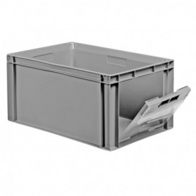 Bac gerbable à porte translucide 56L