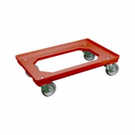 Chariot ROUGE pour bac...