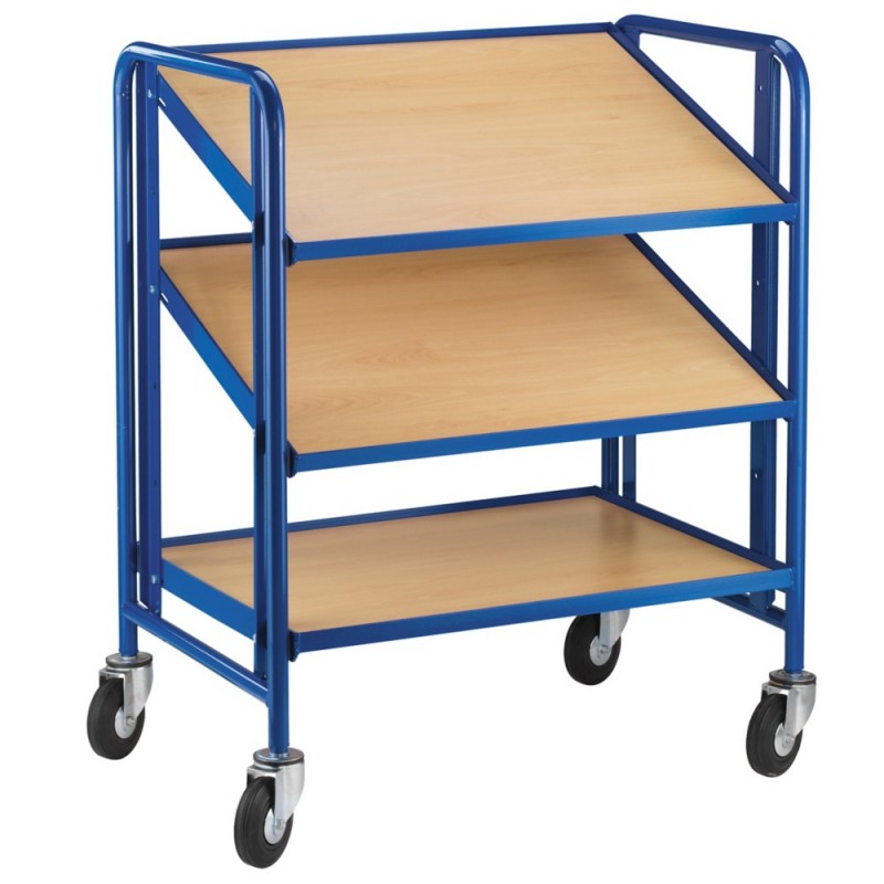 Chariot à 3 plateaux inclinables 940 X 655 X 1120mm