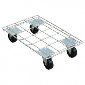 Plateau roulant en acier...