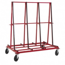 CHARIOT PORTE-PANNEAUX dim 1680 X 1120 X 1900 mm