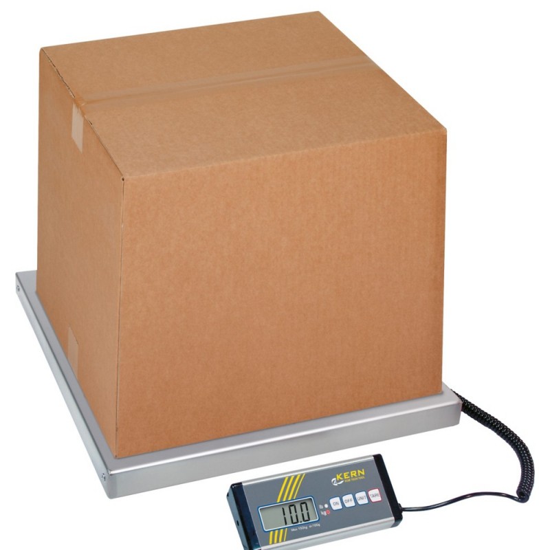 Balance industrielle avec grand plateau 550 x 550 x 65mm