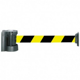 ENROULEUR MURAL JAUNE-NOIR