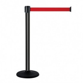 POTEAU À SANGLE ROUGE-NOIR