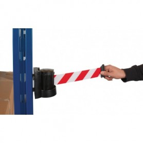 support sangle aimanté rg-blc rouge - blanc