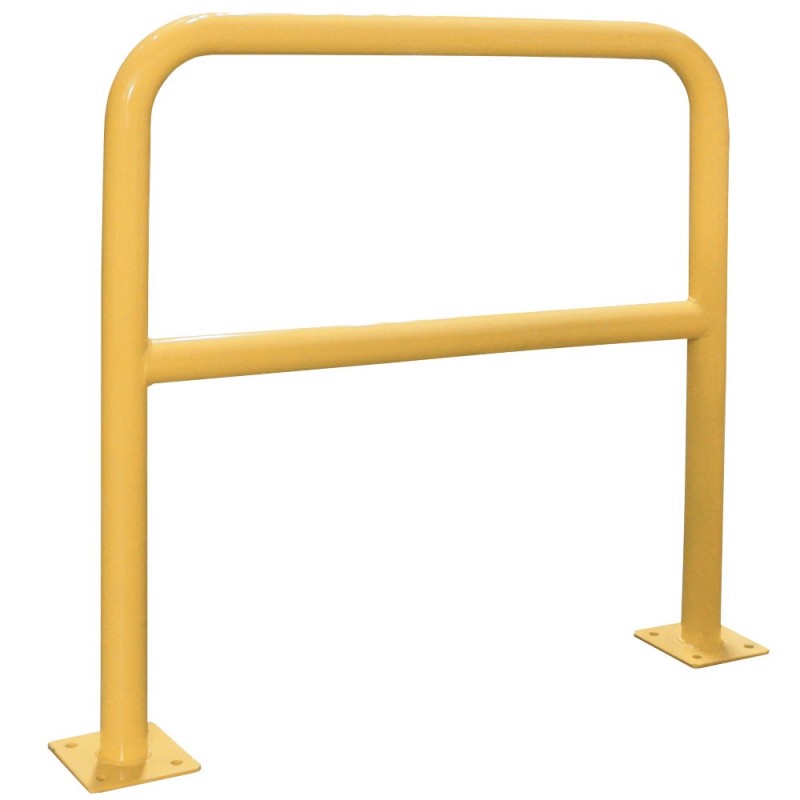 Barrière de sécurité acier NOIR - JAUNE 1500 x 1000