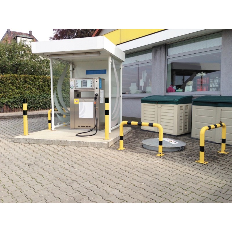 Poteau de protection acier 159 x 1200