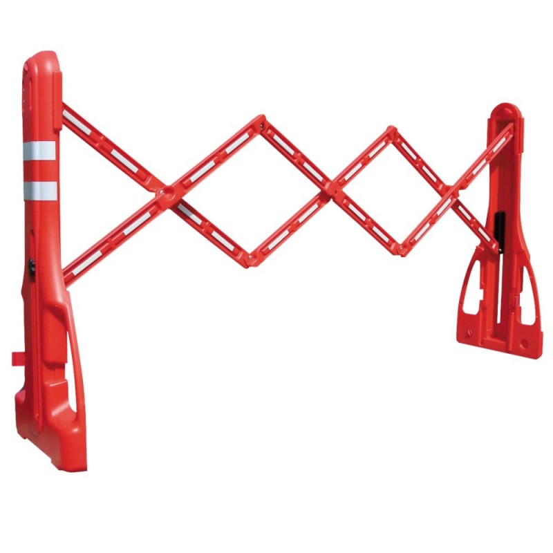Barrière dintervention extensible plastique à lester 200 X 400 X 1000