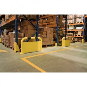 Barrière droite avec plaque...