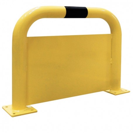 Barrière droite avec plaque 750 x 600mm