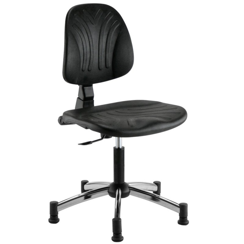 Siège d'atelier piétement chromé - SIÈGE STANDARD