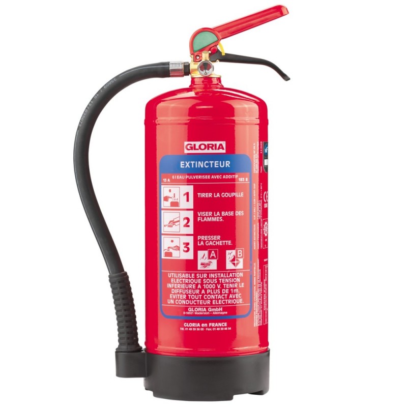 Extincteur EAU AVEC ADDITIF