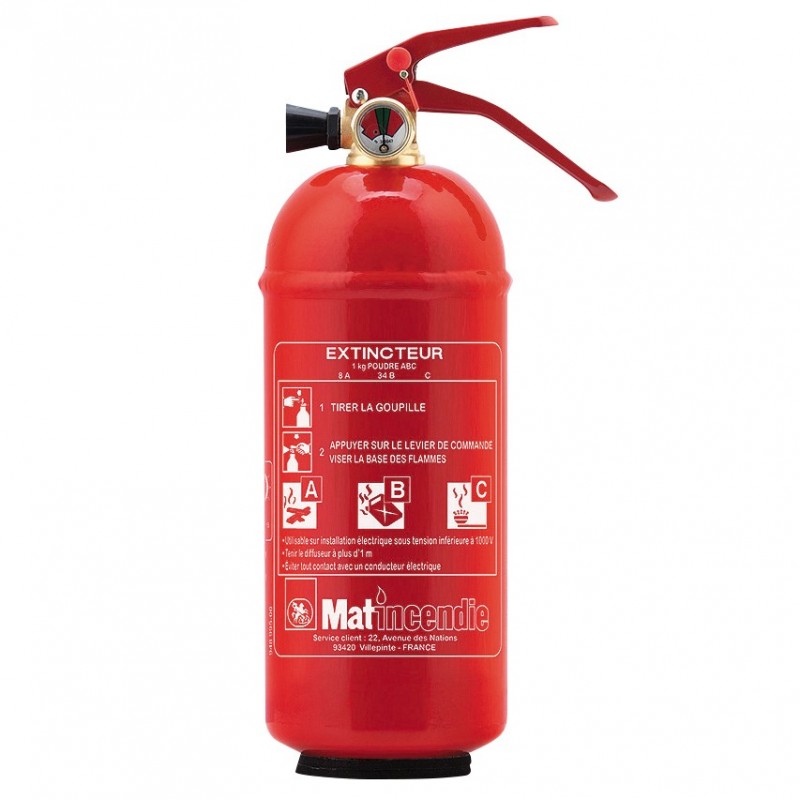 Extincteur POUDRE POLYVALENTE