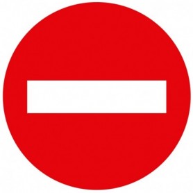 Panneau d'interdiction -...