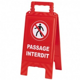 Chevalet de signalisation - PASSAGE INTERDIT