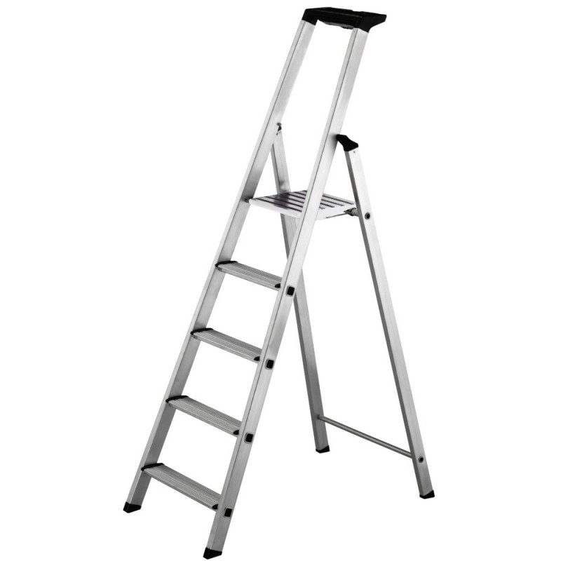 Escabeau compact aluminium marches