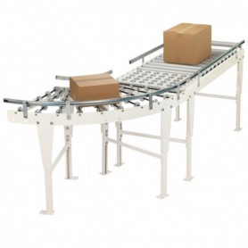 Convoyeur droit à rouleaux libres Longueur 1500 mm Largeur 600