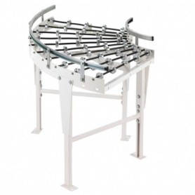 Convoyeur courbe à galets...