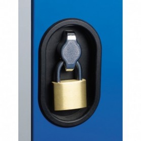 Vestiaire démontable bleu DÉPART - Environnement propre