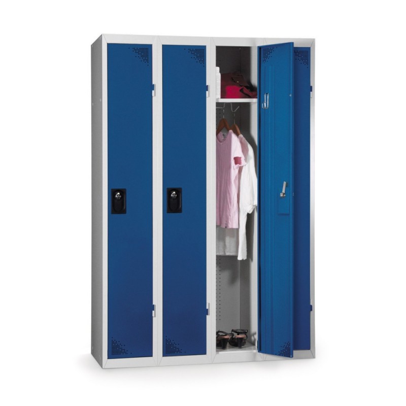 Vestiaire démontable bleu SUIVANT - Environnement salissant