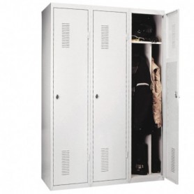 Vestiaire démontable gris...