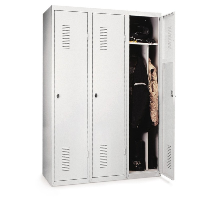 Vestiaire démontable gris SUIVANT - Environnement salissant