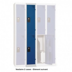 Vestiaires SUIVANT 2 casiers