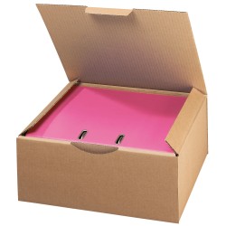 Boîte postale carton brun