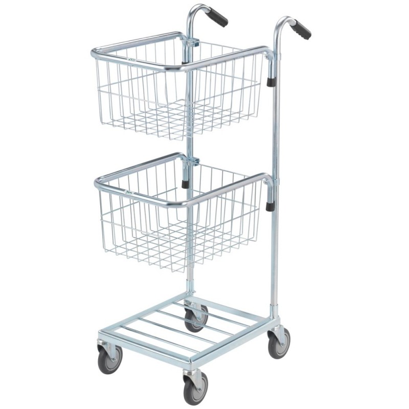 Chariot de préparation de commandes avec paniers 385 x 660 x 1090