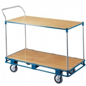 Chariot à plateaux réglable...