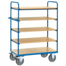 Chariot haut en bois 5...