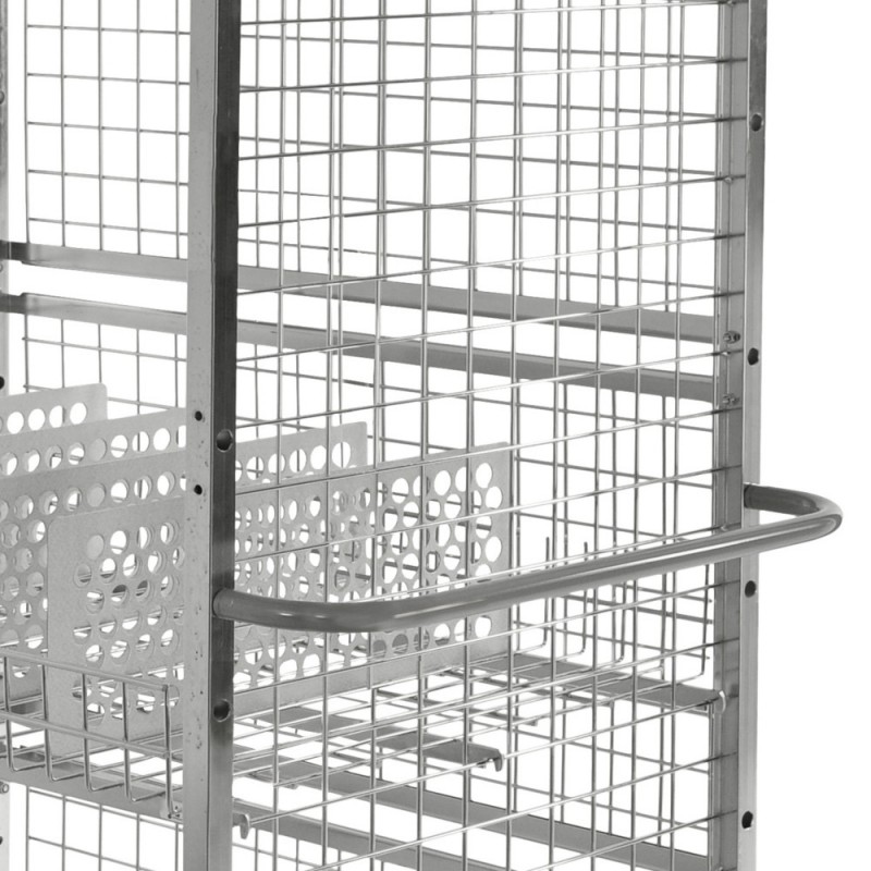 LOT DE 3 PAROIS ARRIÈRES pour Chariot de préparation de commandes modulable