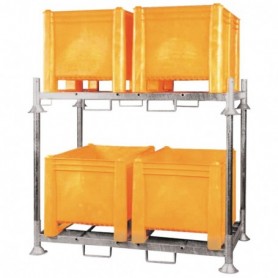 palette métallique double