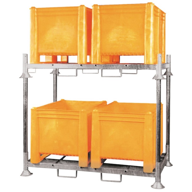 palette métallique double