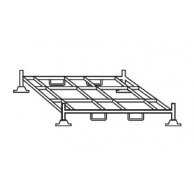 palette métallique double