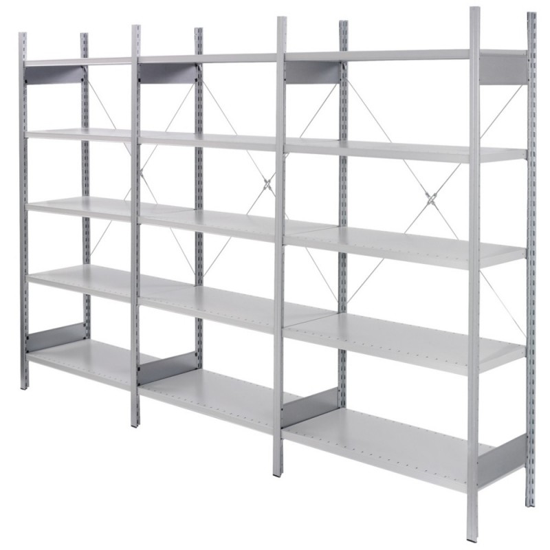 Rayonnage acier galvanisé DÉPART profondeur 500mm