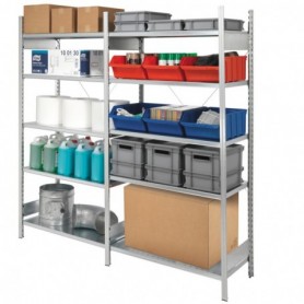 Rayonnage acier galvanisé DÉPART profondeur 500mm