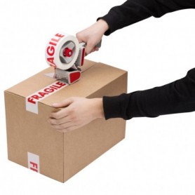 Rouleaux Adhésifs PP SILEUCIEUX 48 x100 FRAGILE