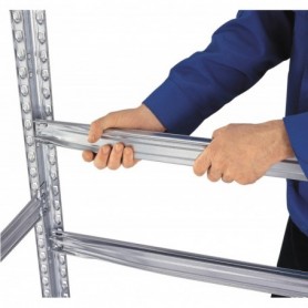 Tablette galvanisée pour rayonnage Galvastar® profondeur 400mm pour Rayonnage Galvastar®