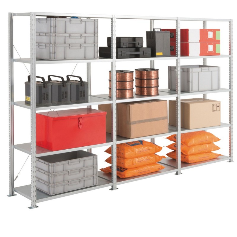 Rayonnage tôlé galvanisé Ad'vance DÉPART profondeur 400mm