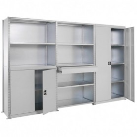 Rayonnage tôlé galvanisé Ad'vance DÉPART profondeur 400mm