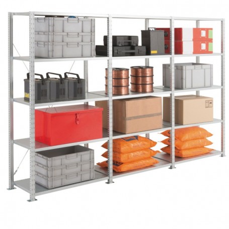 Rayonnage tôlé galvanisé Ad'vance SUIVANT profondeur 800mm
