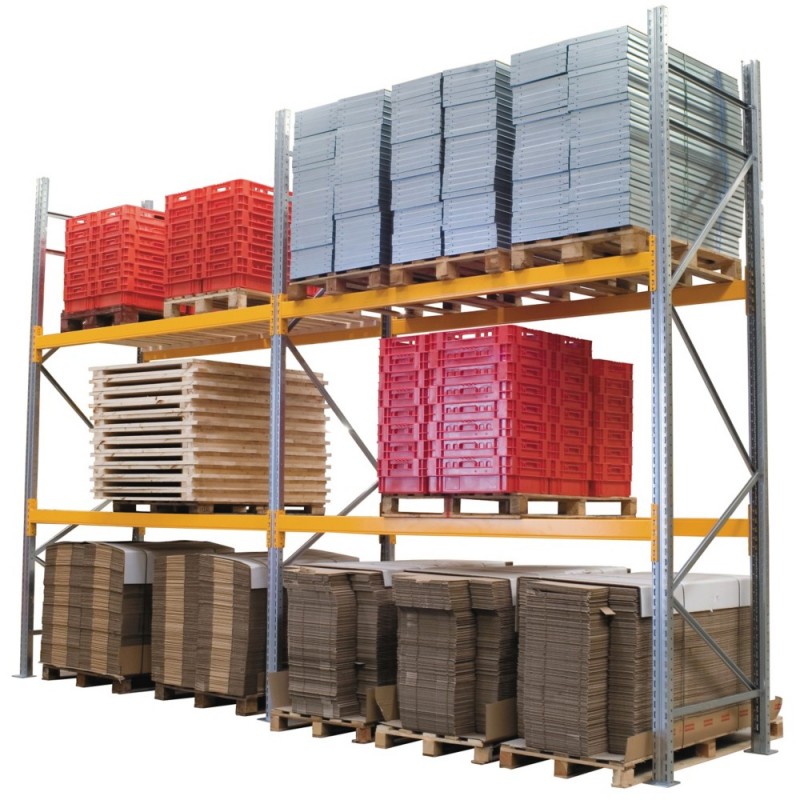 Rayonnage pour palettes DÉPART longueur 2700mm - hauteur 3000