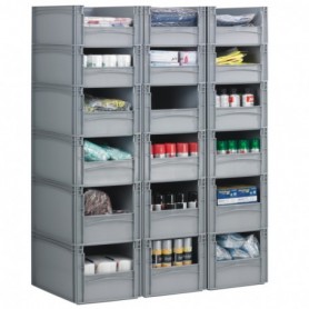 Bac gerbable demi-ouverture...