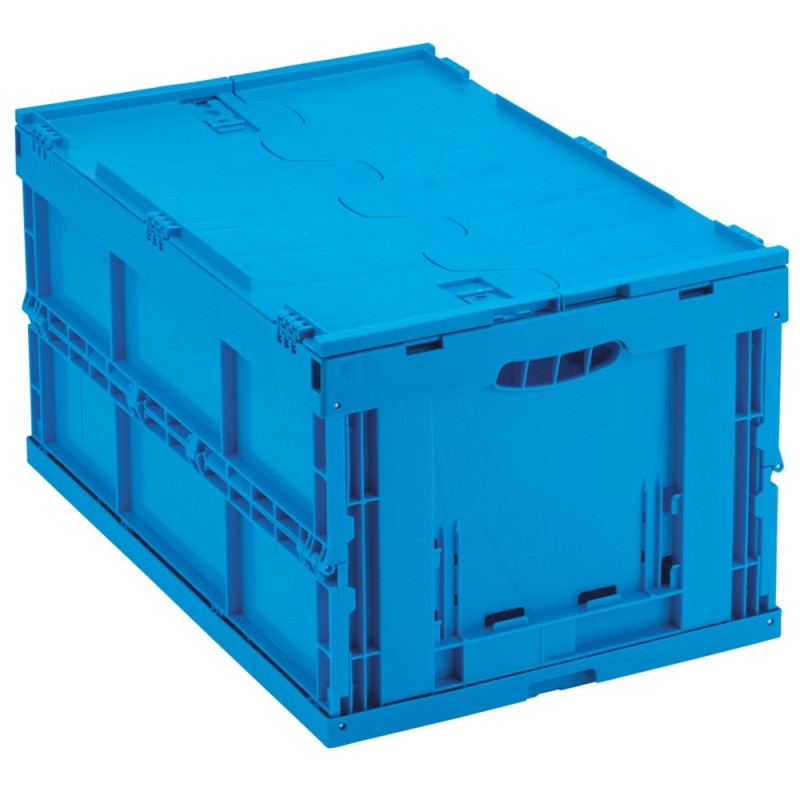 Bac avec couvercle Ã charniÃ¨res 61L